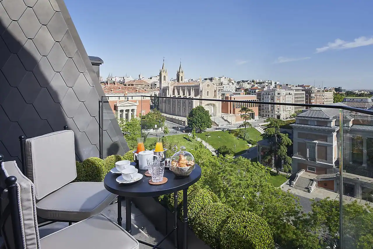 mandarin oriental ritz madrid terrrassenausblick